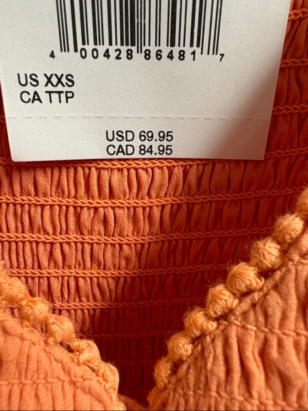 American Eagle Outfitters Coral Orange Maxi Dress - Picture 6 of 6